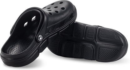 PIMIO Garden Clogs for Women and Men,Slip On Work Shoes with Arch Support,Womens Mens Quick-Dry Water Shoes Casual Sandals,Comfortable Slippers