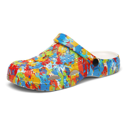 SOSOWHLTE Men's Women's Arch Support Clogs,Unisex Garden Shoes Comfortable Slip-on Outdoor Sandals Slippers for Beach Casual