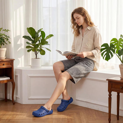 Womens Slip on Clogs Casual Mules Cushioned Comfortable Garden Shoes Non Slip Slides for Women Indoor Outdoor