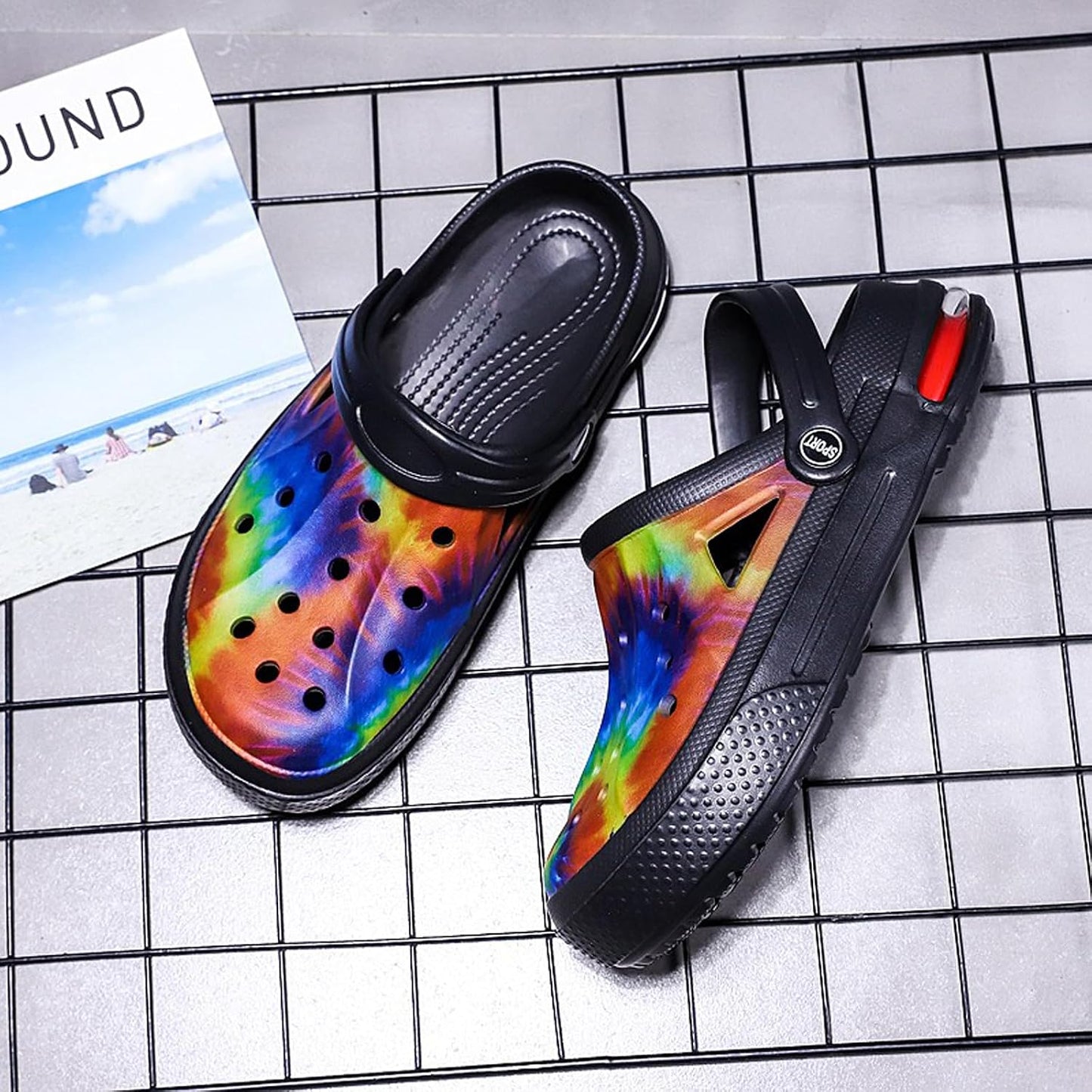 FLIOZY Unisex Garden Clogs – Lightweight EVA Slip-On Shoes, Waterproof Non Slip Water Sandals for Men Women, Beach, Pool, Garden, Indoor Outdoor Comfort Clogs
