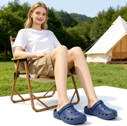 Womens Slip on Clogs Casual Mules Cushioned Comfortable Garden Shoes Non Slip Slides for Women Indoor Outdoor