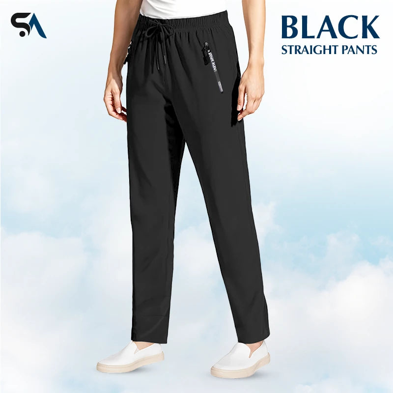 StretchActive - Women's Ultra Stretch Ice Silk Comfort Casual Pants